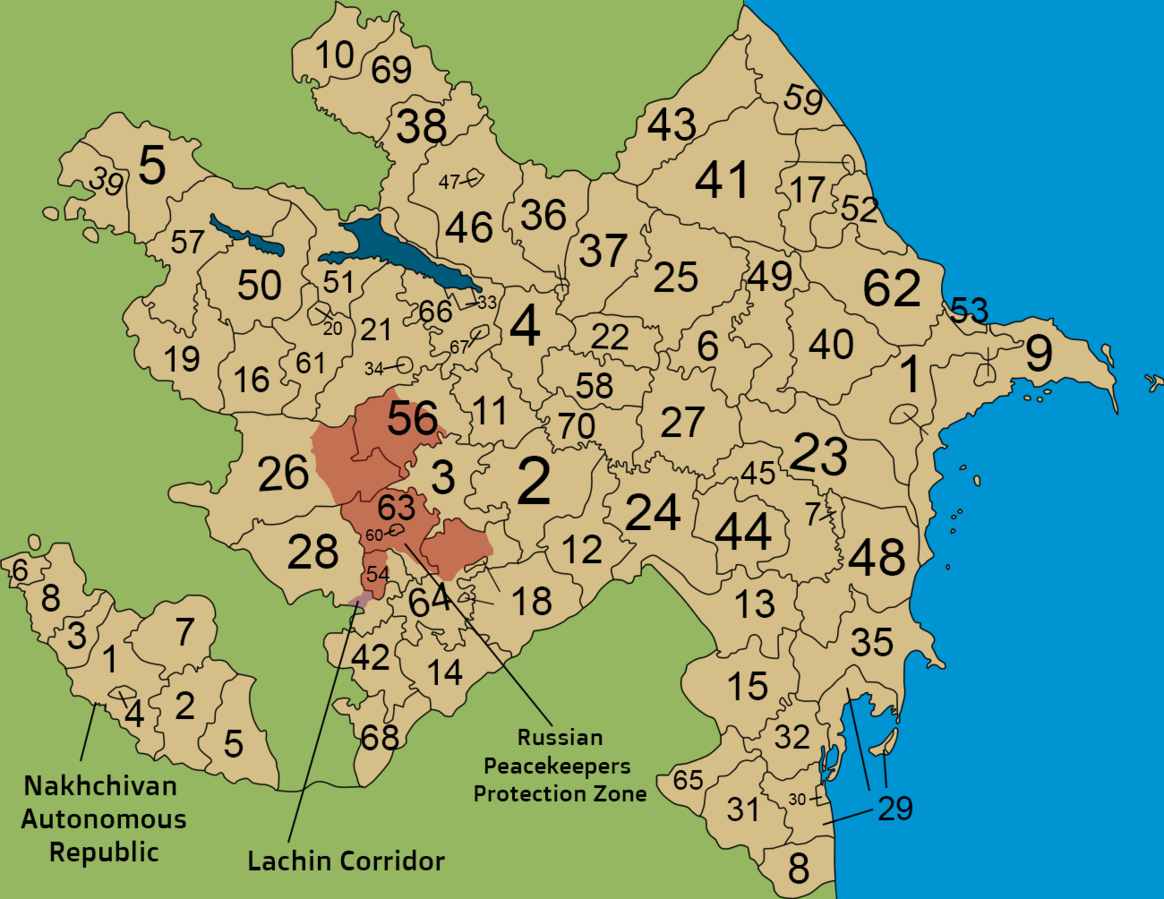 Pembagian administratif Azerbaijan