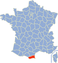 Komune di departemen Pyrénées-Orientales
