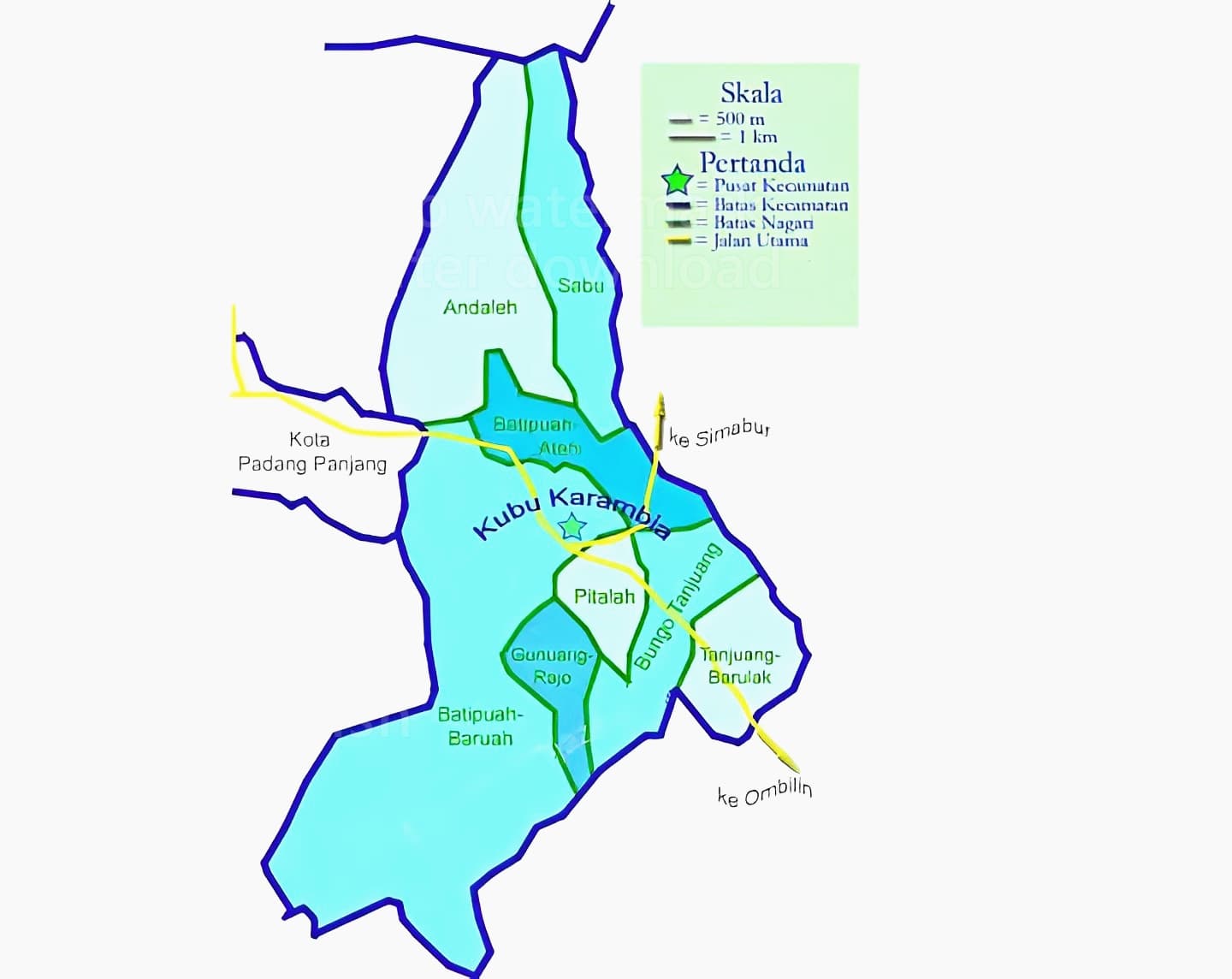 Batipuh, Tanah Datar