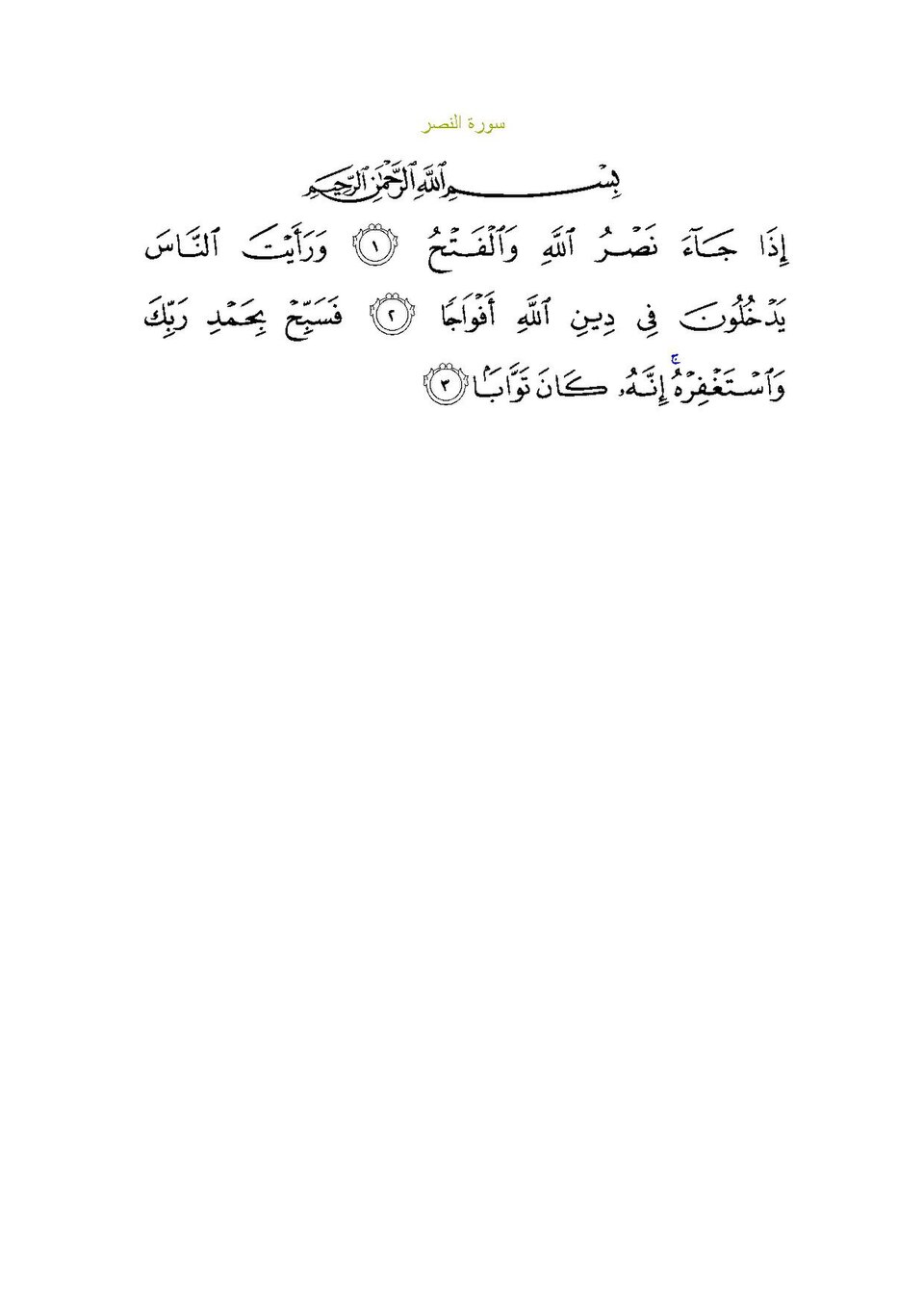 Surah An-Nasr