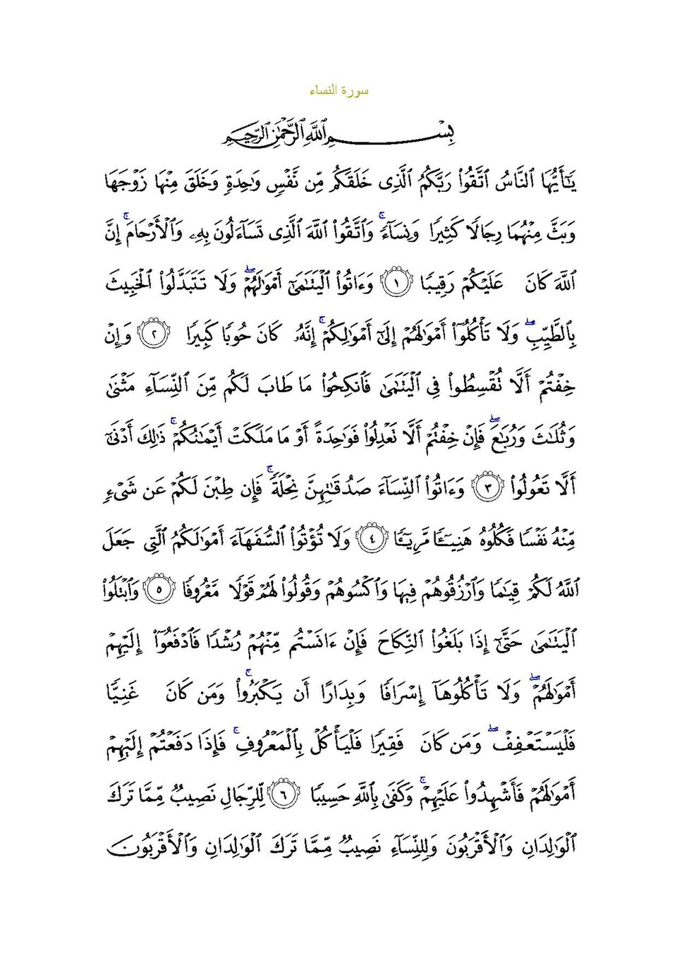 Surah An-Nisa’