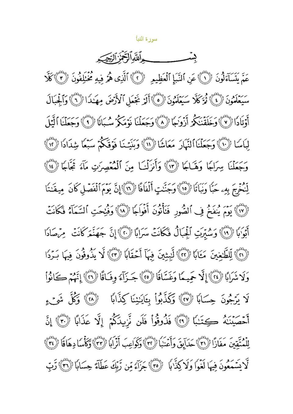 Surah An-Naba’