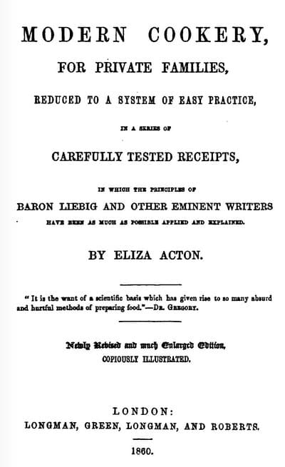 Modern Cookery for Private Families Modern Cookery for Private Families