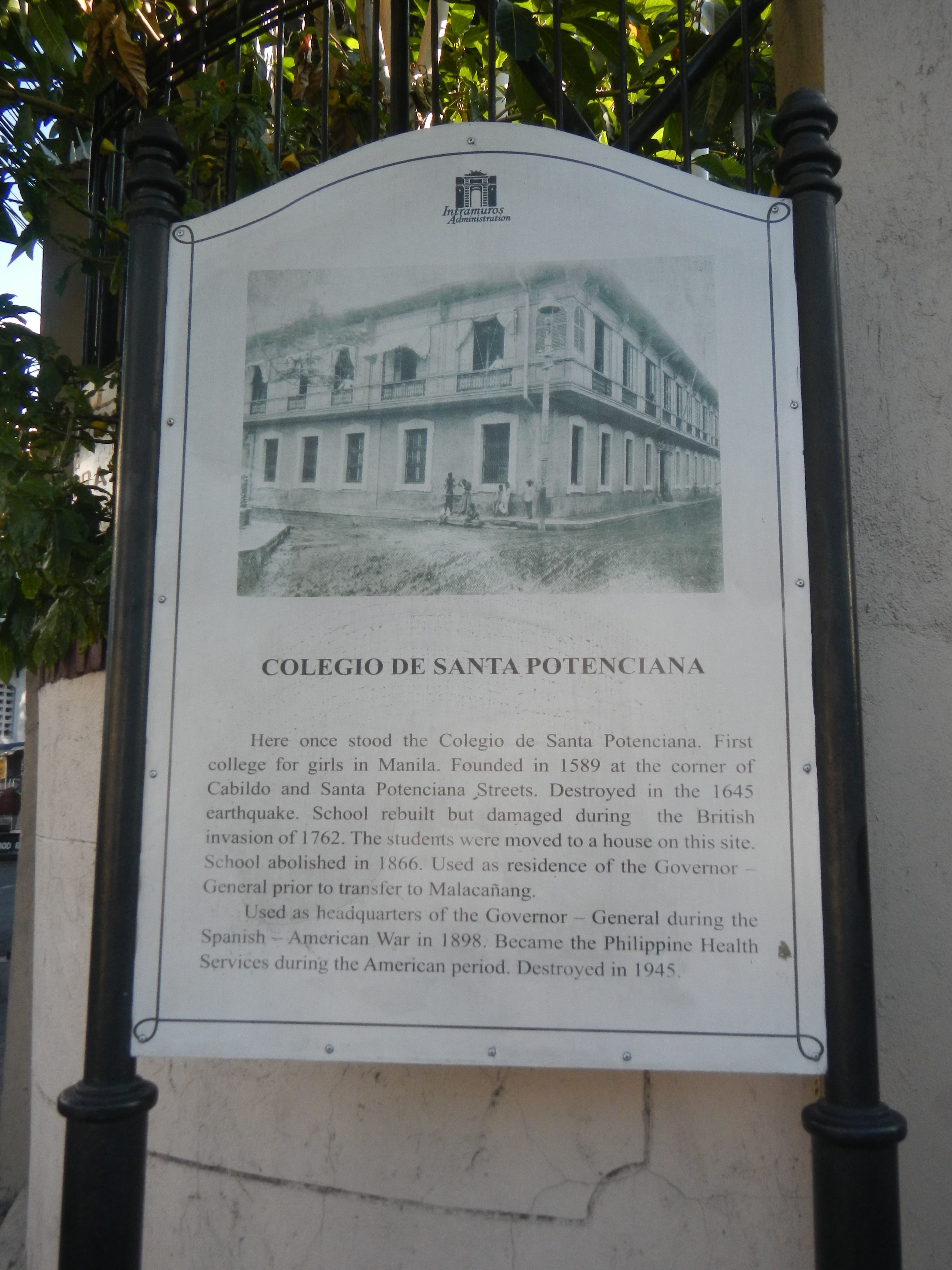 Colegio de Santa Potenciana Colegio de Santa Potenciana