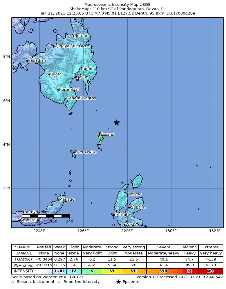 Gempa bumi Sulawesi Utara 2021 Gempa bumi Sulawesi Utara 2021