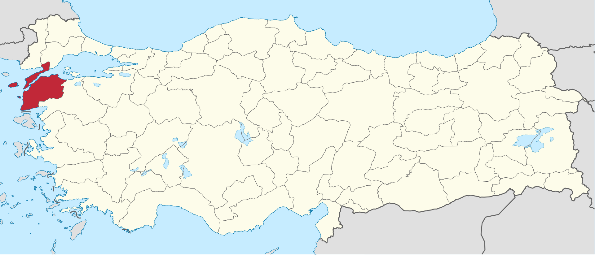 Provinsi Çanakkale Provinsi Çanakkale
