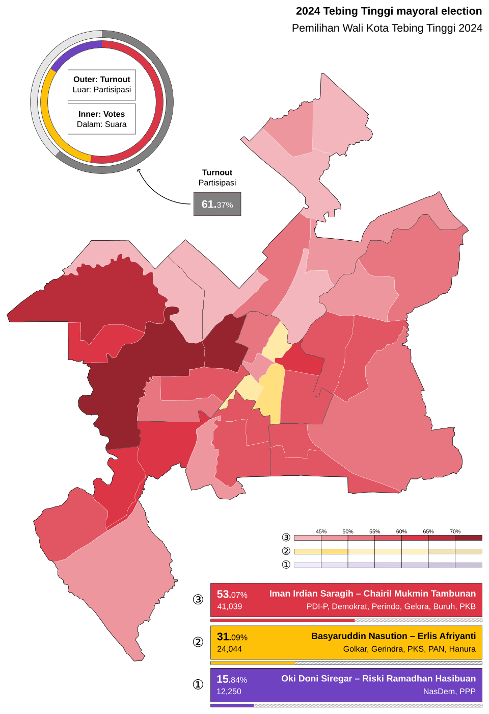 Pemilihan umum Wali Kota Tebing Tinggi 2024 Pemilihan umum Wali Kota Tebing Tinggi 2024