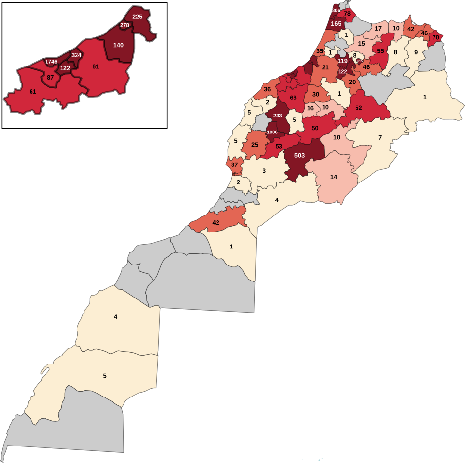 Pandemi Covid-19 di Maroko Pandemi Covid-19 di Maroko