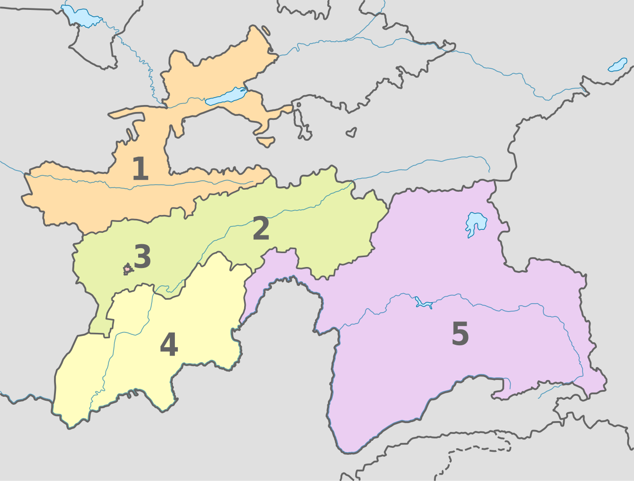 Pembagian administratif Tajikistan Pembagian administratif Tajikistan