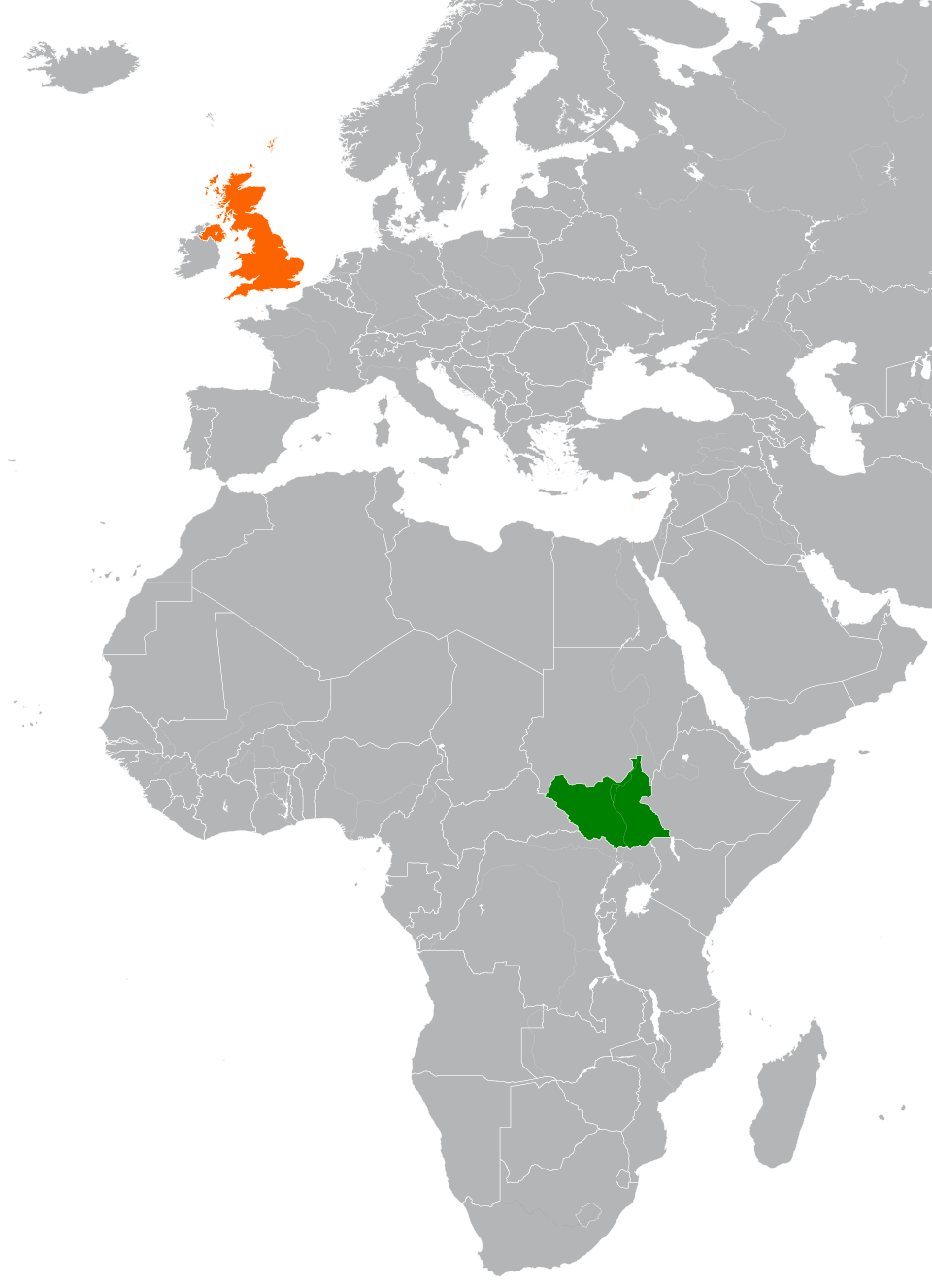 Hubungan Britania Raya dengan Sudan Selatan Hubungan Britania Raya dengan Sudan Selatan