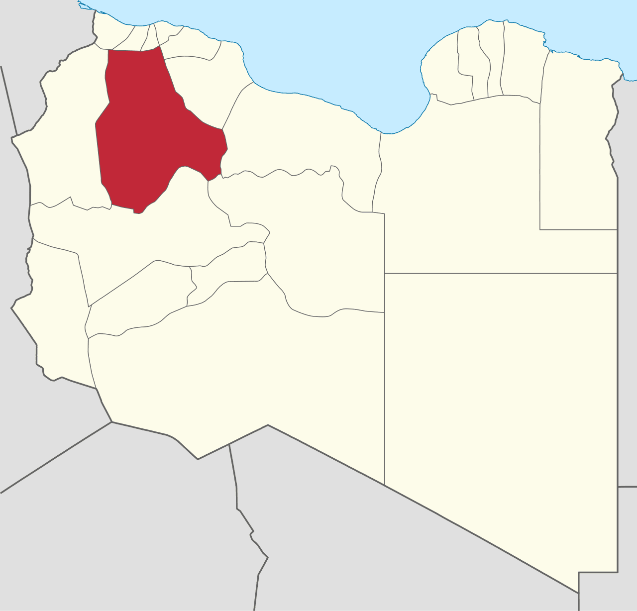 Distrik Al Jabal al Gharbi Distrik Al Jabal al Gharbi