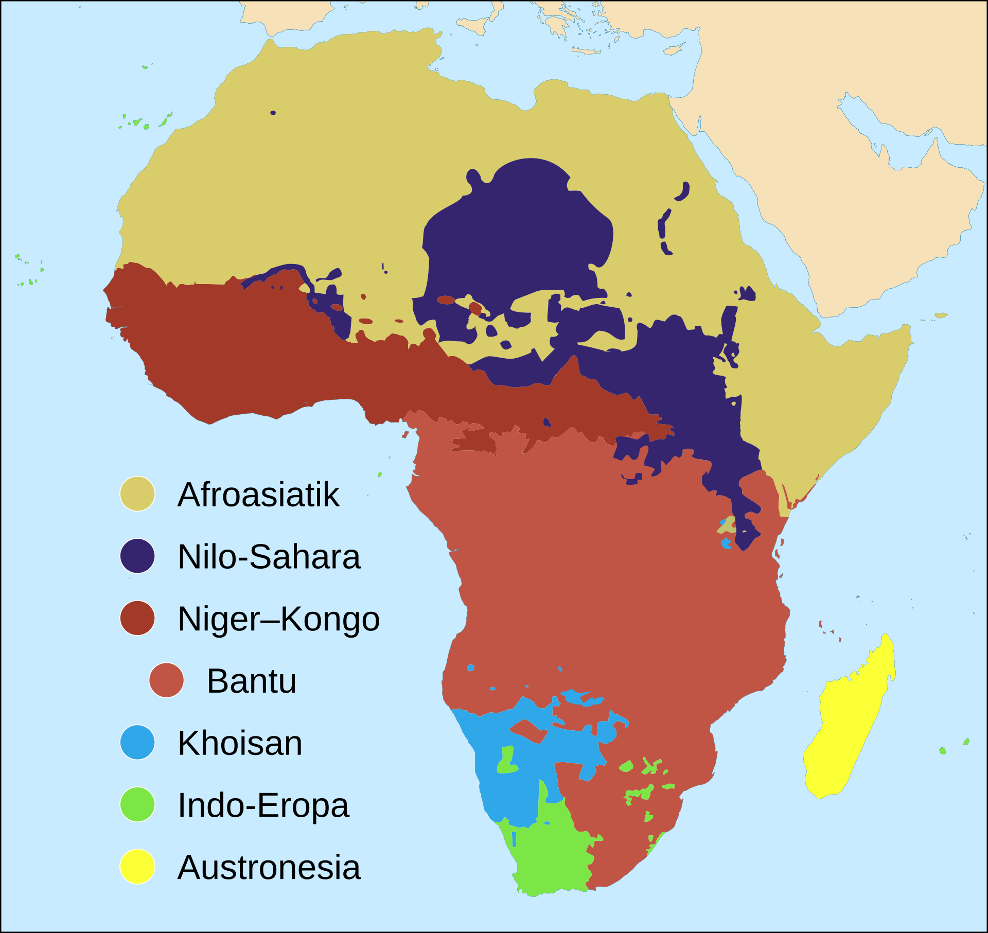 Bahasa-bahasa di Afrika Bahasa-bahasa di Afrika