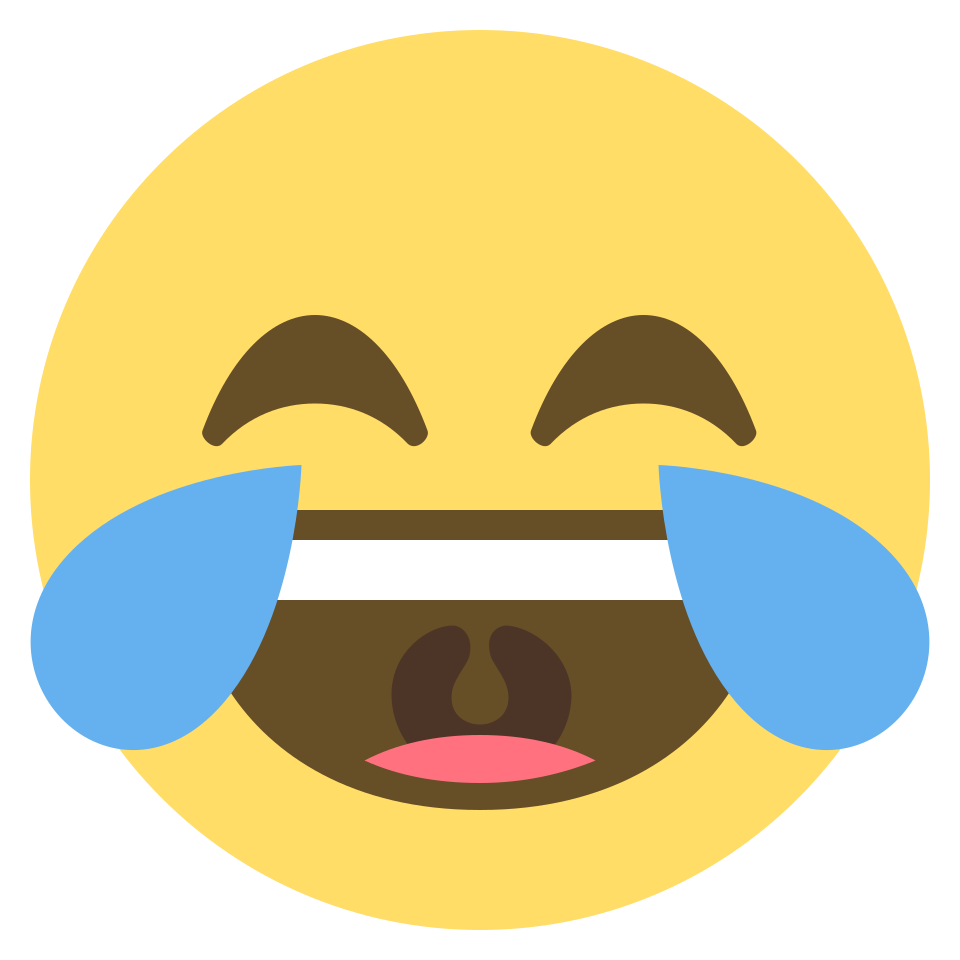 Emoji wajah tertawa sampai menangis Emoji wajah tertawa sampai menangis