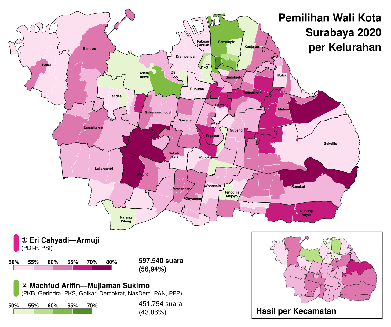 Pemilihan umum Wali Kota Surabaya 2020 Pemilihan umum Wali Kota Surabaya 2020
