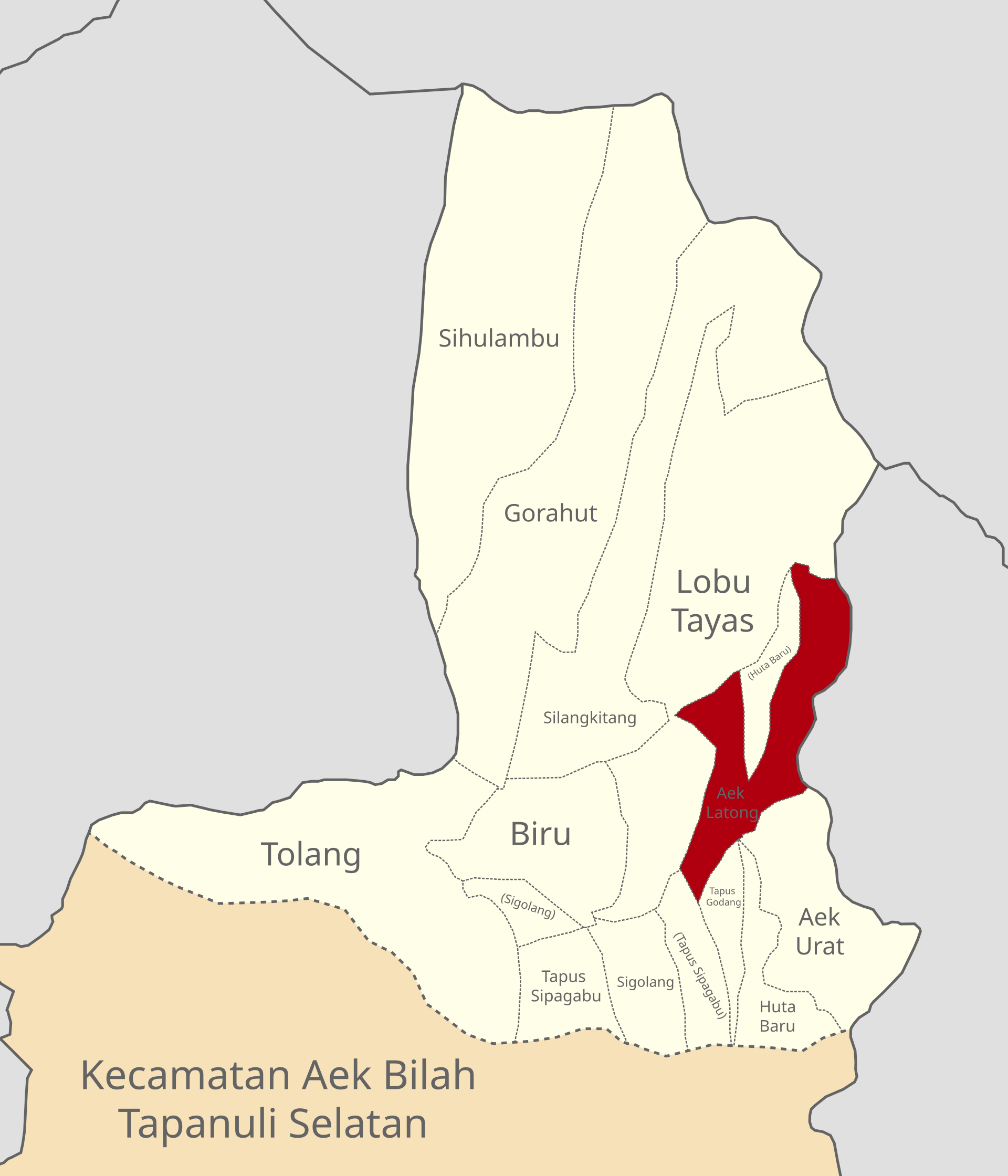 Aek Latong, Aek Bilah, Tapanuli Selatan Aek Latong, Aek Bilah, Tapanuli Selatan