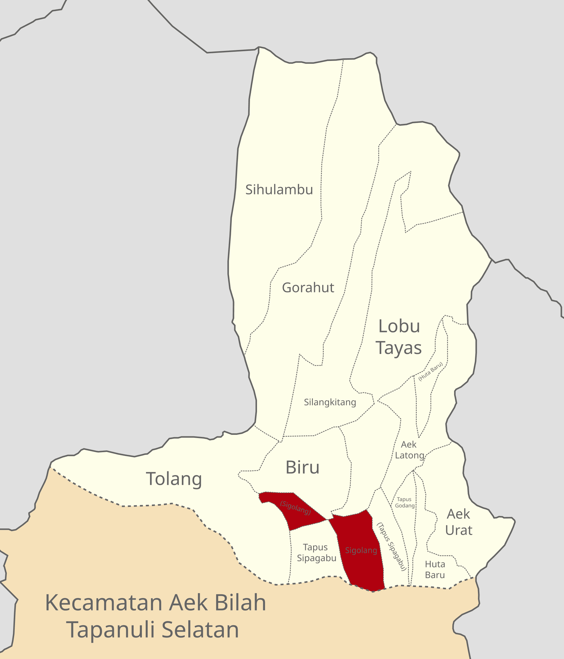 Sigolang, Aek Bilah, Tapanuli Selatan Sigolang, Aek Bilah, Tapanuli Selatan