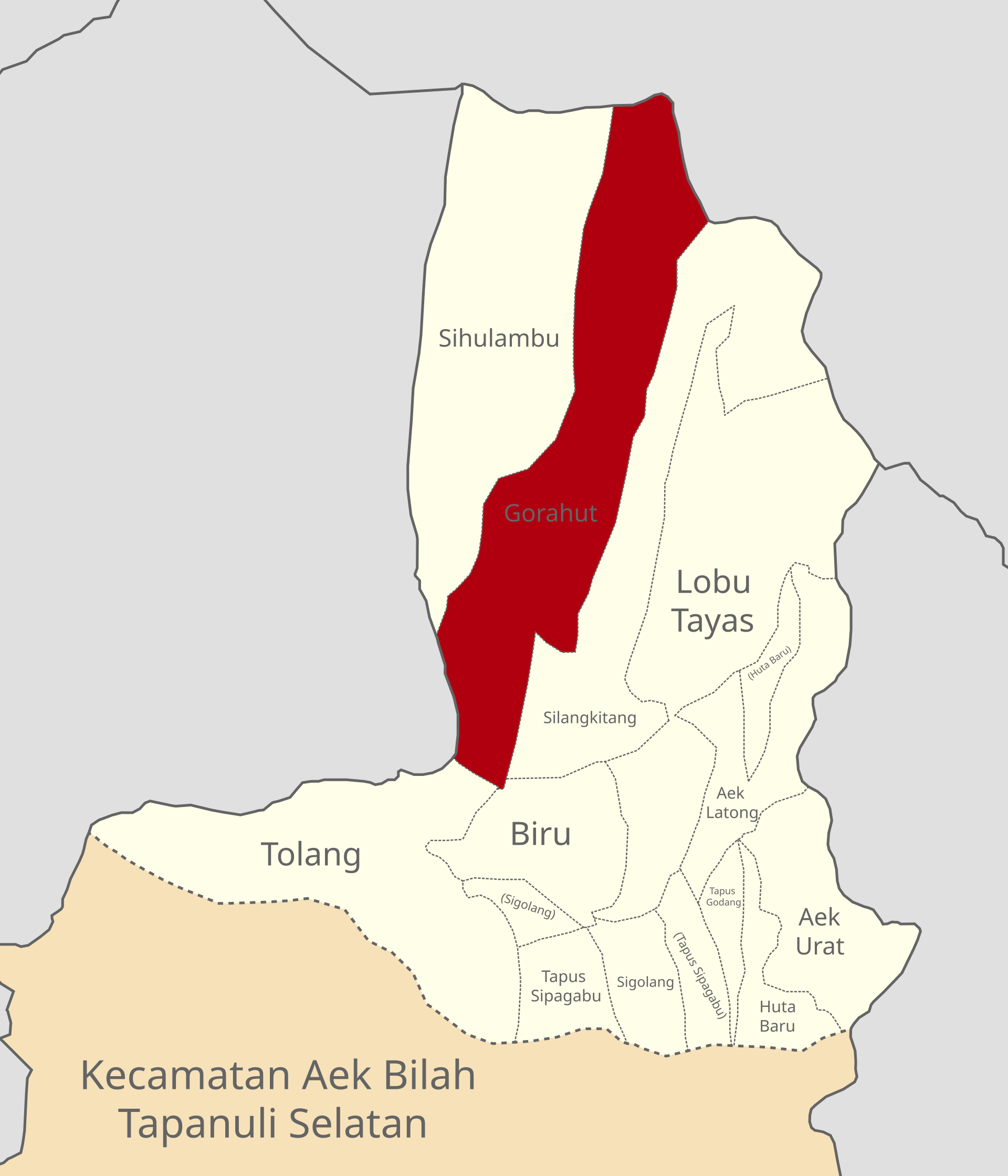 Gorahut, Aek Bilah, Tapanuli Selatan Gorahut, Aek Bilah, Tapanuli Selatan