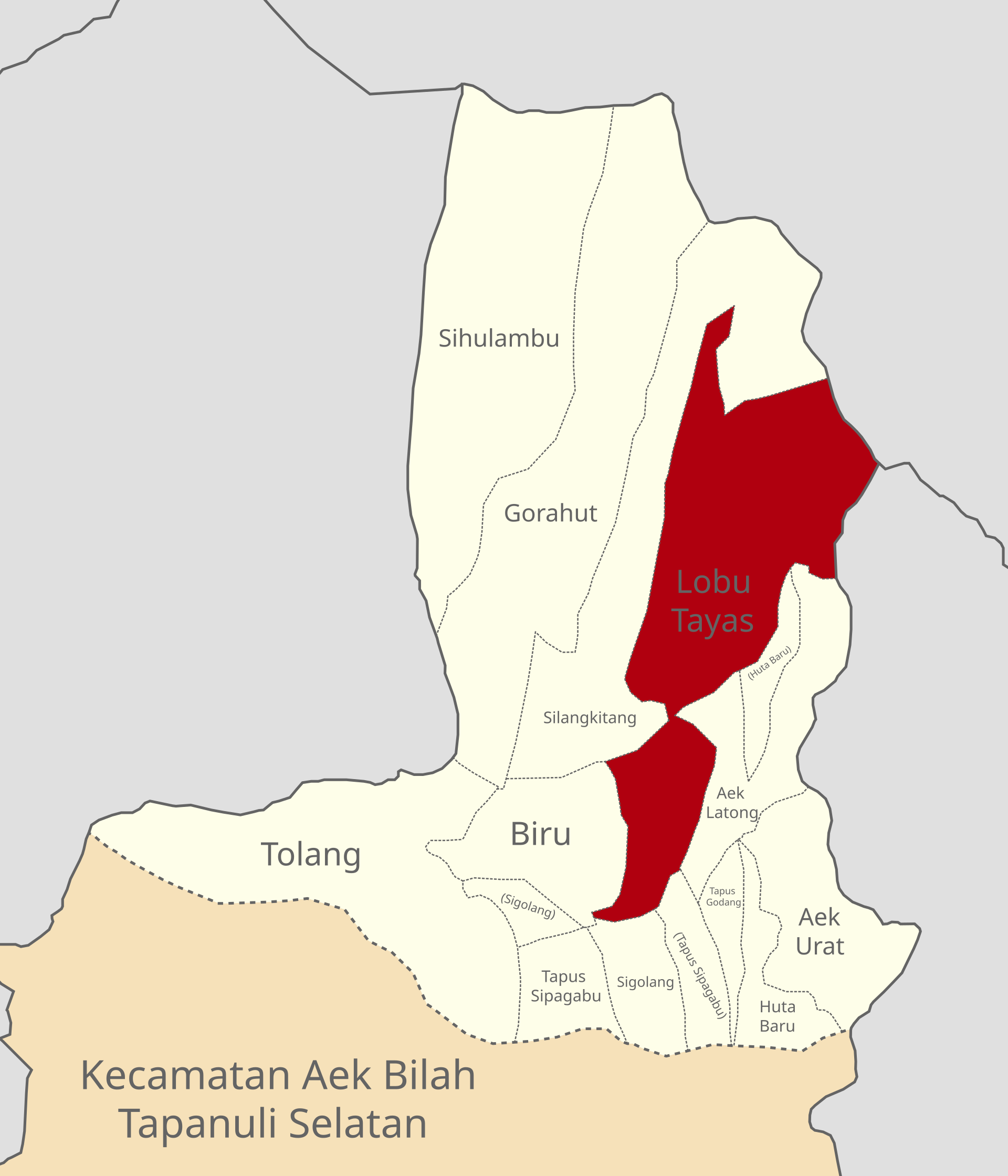 Lobu Tayas, Aek Bilah, Tapanuli Selatan Lobu Tayas, Aek Bilah, Tapanuli Selatan