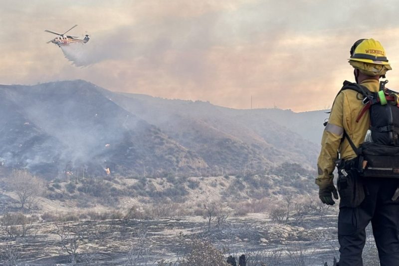 Kebakaran Jasper Fire Menghanguskan 5 Acre di Los Angeles County