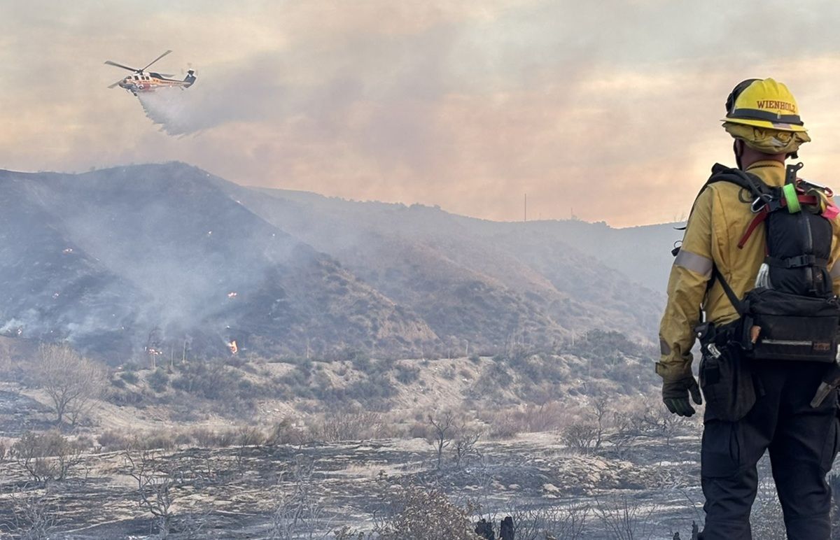 Kebakaran Jasper Fire Menghanguskan 5 Acre di Los Angeles County