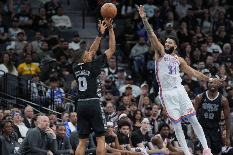 Keldon Johnson Memimpin Spurs Melawan Thunder di Game 2 Western Conference Finals