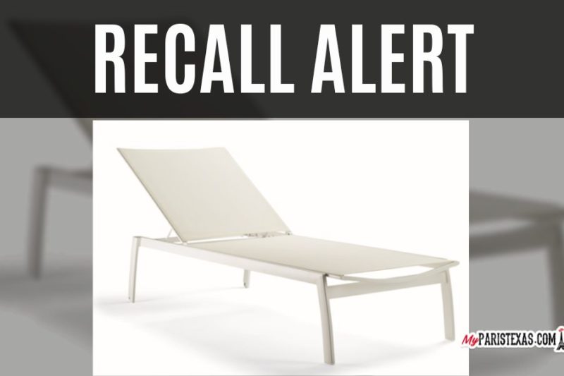 Lounge Chairs Recalled: Risiko Amputasi Finger, 1.155 Unit Terkena Efek
