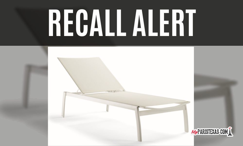 Lounge Chairs Recalled: Risiko Amputasi Finger, 1.155 Unit Terkena Efek