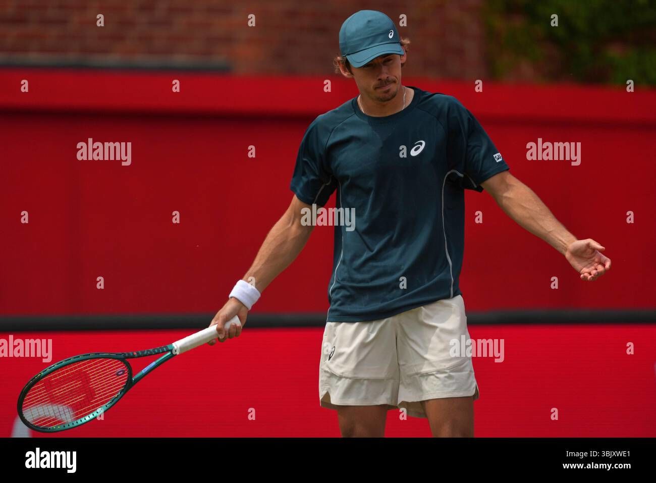 Alex De Minaur's Grass Court Dreams Shattered at Queen's Club