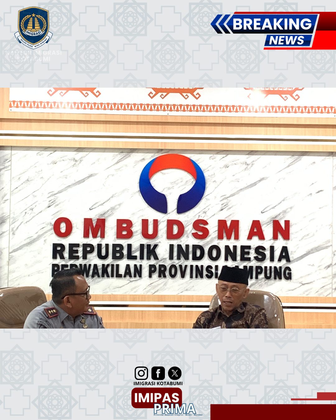 Ombudsman Cek Pelayanan di Imigrasi Jakbar Setelah Ramai OTT