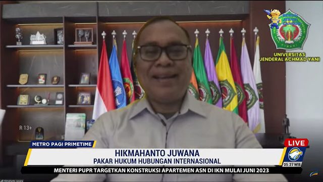Pakar Hikmahanto Juwana: Geopolitik mereda, tak ada lagi alasan ekonomi lesu | SATU MEJA