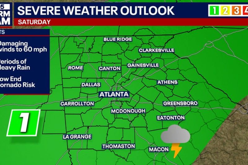 Severe Weather Alert: ‘Weather Atlanta’ Braces for Flooding and Power Outages