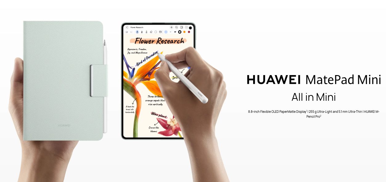 Tablet Premium Ringkas, Huawei MatePad Mini Segera Hadir di Indonesia [titlebase] dengan Desain Ultra Tipis dan Ringan