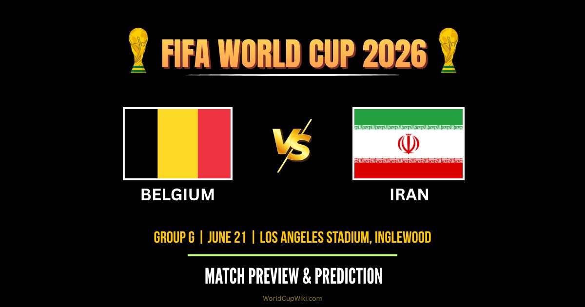 Thibaut Courtois Leads Belgium in Must-Win Clash Against Iran in World Cup 2026