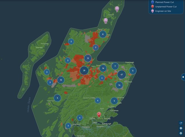 Thousands Left Without Power: CPS Outage Map Reveals Extent of Storm Damage
