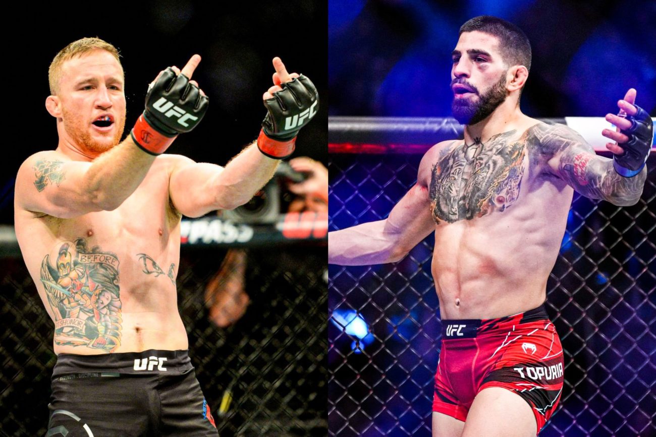Tim Ilia Topuria dapat pujian karena hentikan duel melawan Justin Gaethje