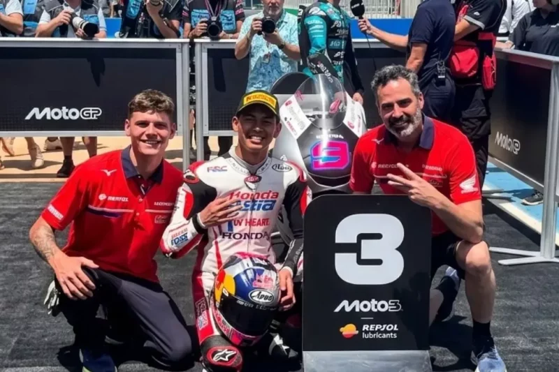 Veda juga bikin ruwet pada Moto3 Ceko 2026, ungkapan pemenang pertama Moto3 2026 usai gagal podium