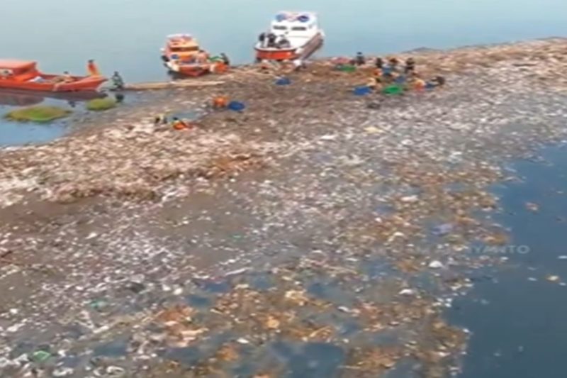 Viral ‘Pulau Sampah’ di Muara Angke, Pramono: Sudah dibersihkan