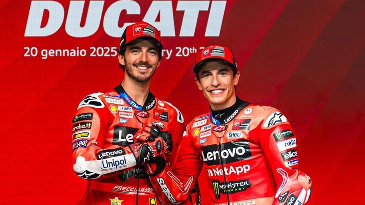 Bagnaia dan Marc Marquez Ikut, Tapi 4 Pembalap Top Ducati Lainnya Absen di Ducati Week
