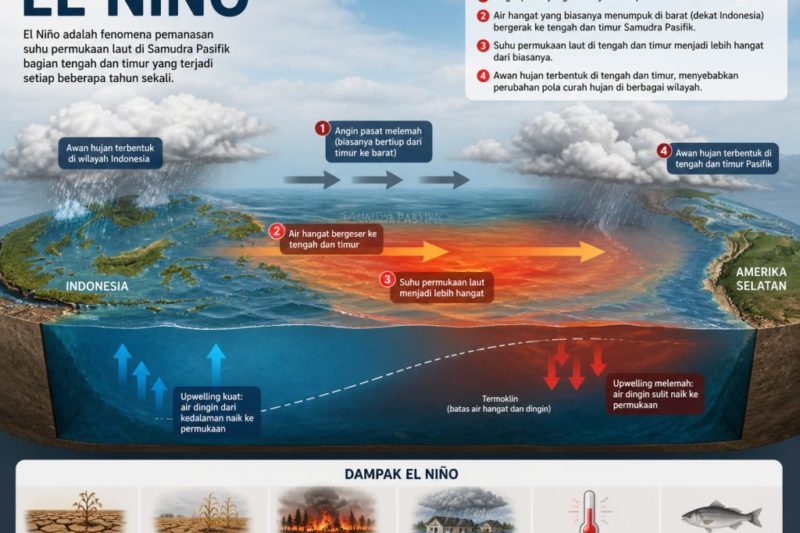 El Nino Menguat, Berpeluang Jadi Salah Satu yang Terkuat Sejak 1950
