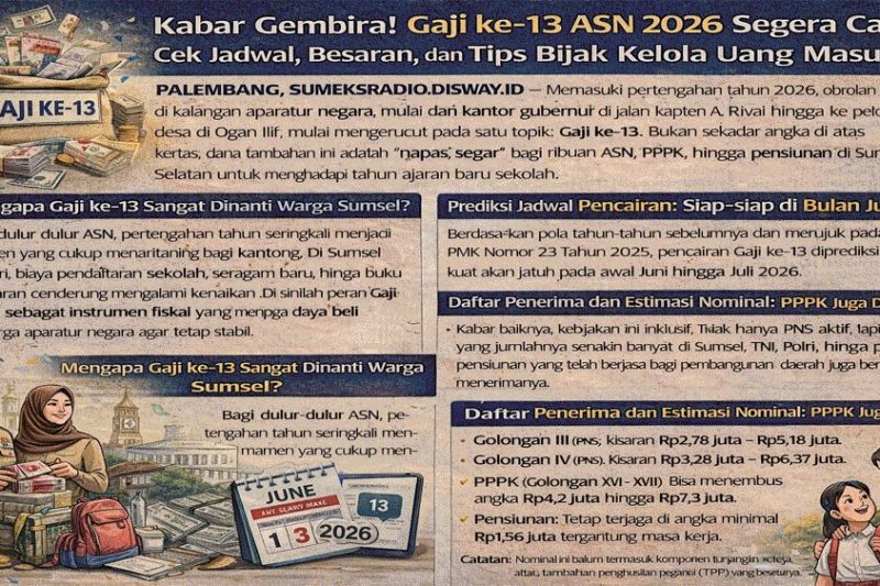 Kabar Gembira untuk PNS dan PPPK, Cair meski Terlambat, Alhamdulillah: Gaji ke-13 ASN PNS dan PPPK Dicairkan