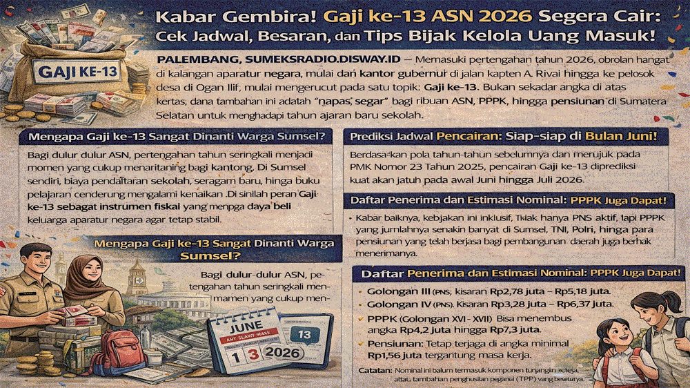 Kabar Gembira untuk PNS dan PPPK, Cair meski Terlambat, Alhamdulillah: Gaji ke-13 ASN PNS dan PPPK Dicairkan