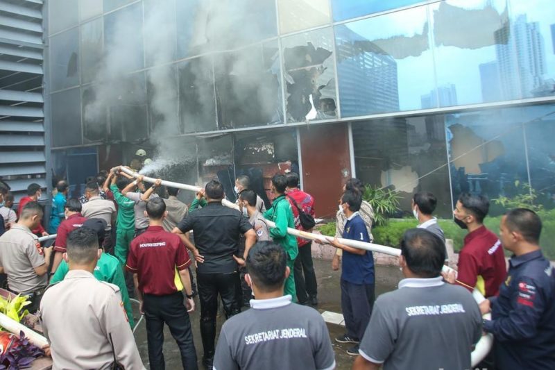 Kebakaran di Gedung Theater Jakarta, Diduga Akibat Korsleting Listrik