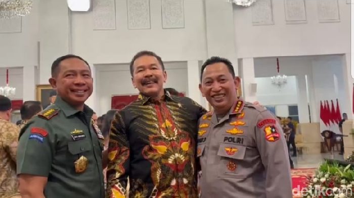 Momen Kebersamaan Kapolri, Panglima TNI, dan Jaksa Agung di Harkopnas 2026, Menegaskan Kekompakan dan Harmonisasi
