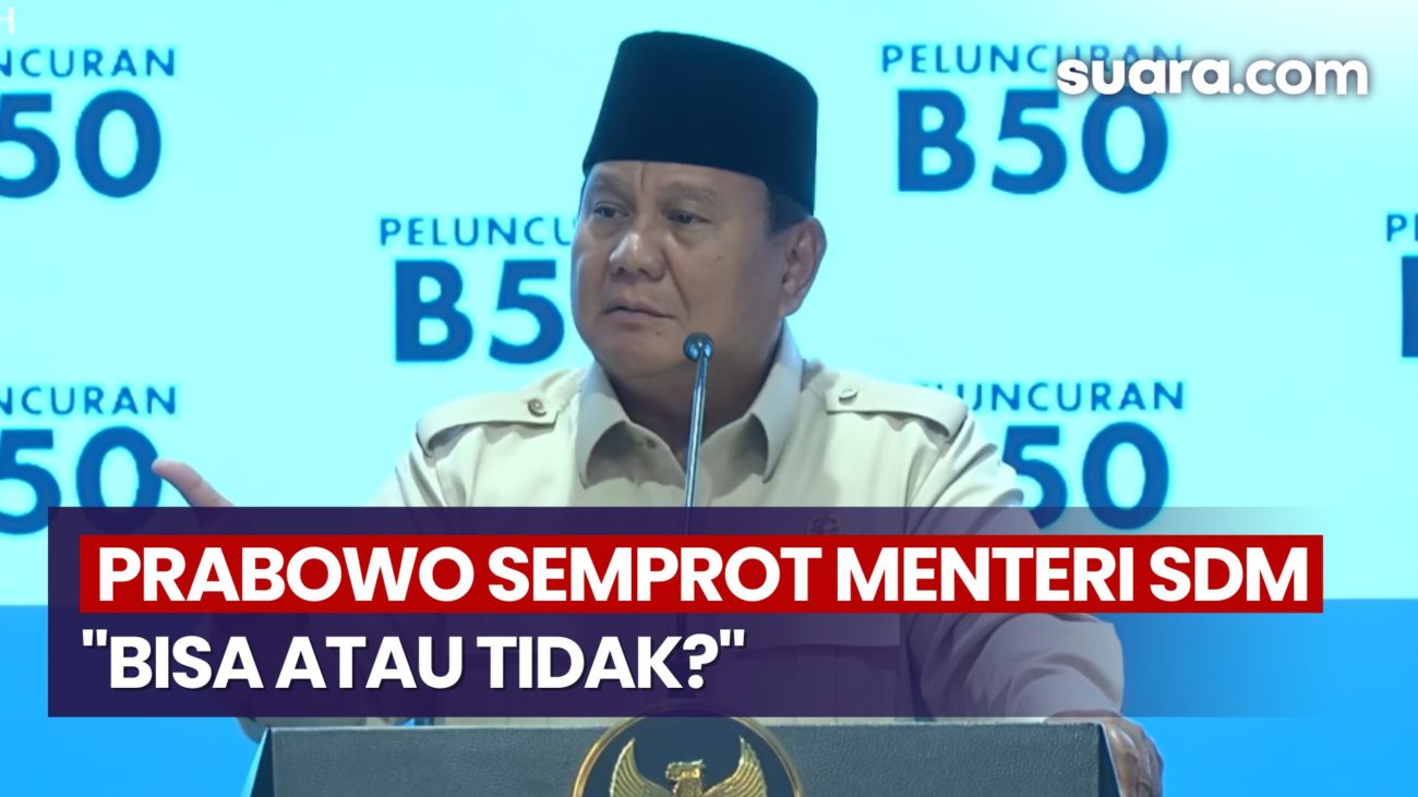 Momen Prabowo Semprot Menteri SDM Soal Target Energi: Siap Laksanakan, Bisa atau Tidak? Indonesia Resmi Meluncurkan Biosolar B50