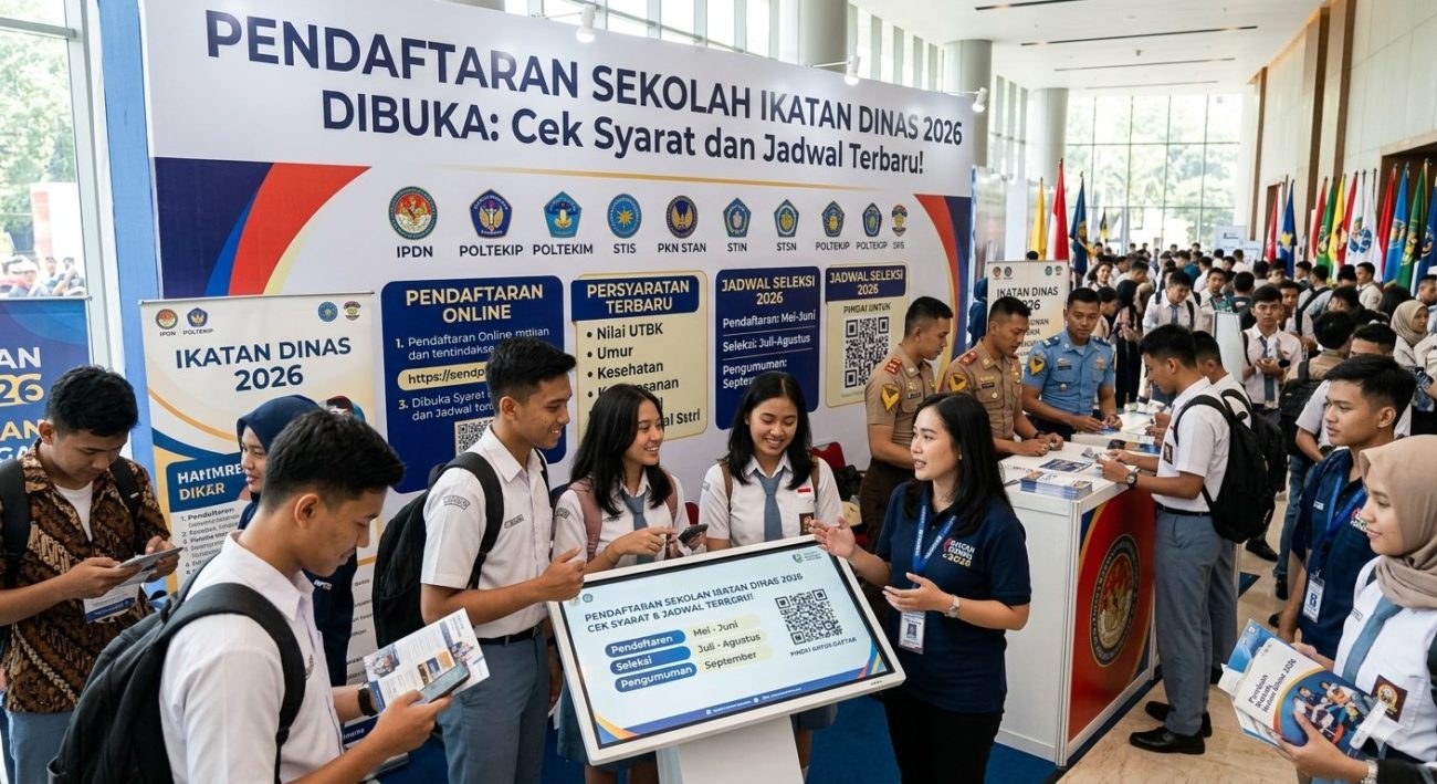 Pendaftaran Sekolah Ikatan Dinas 2026 Akan Dimulai, Lulusan SMA Sederajat Siapkan Diri