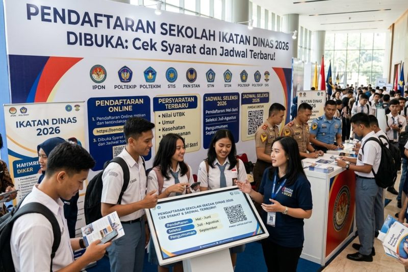 Pendaftaran Sekolah Ikatan Dinas 2026 Akan Dimulai, Lulusan SMA Sederajat Siapkan Diri