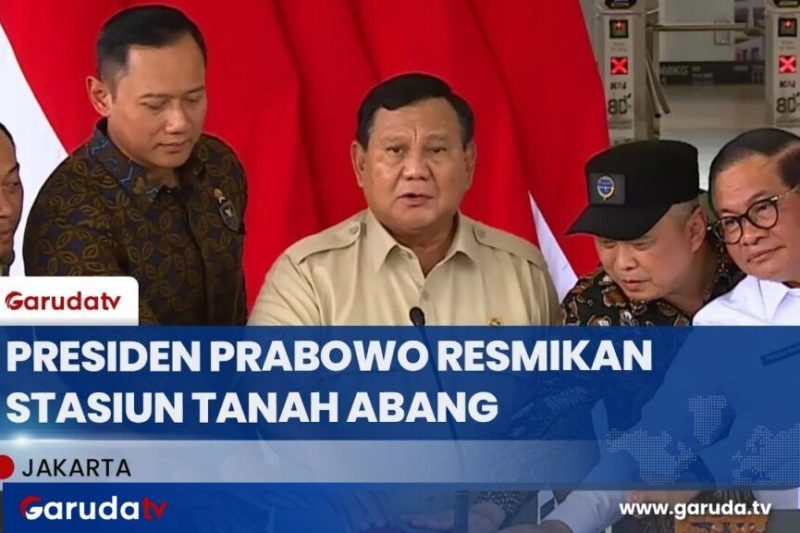 Presiden Prabowo Resmikan Wajah Baru Stasiun Semarang Tawang, Prabowo Bicara Warisan Sejarah