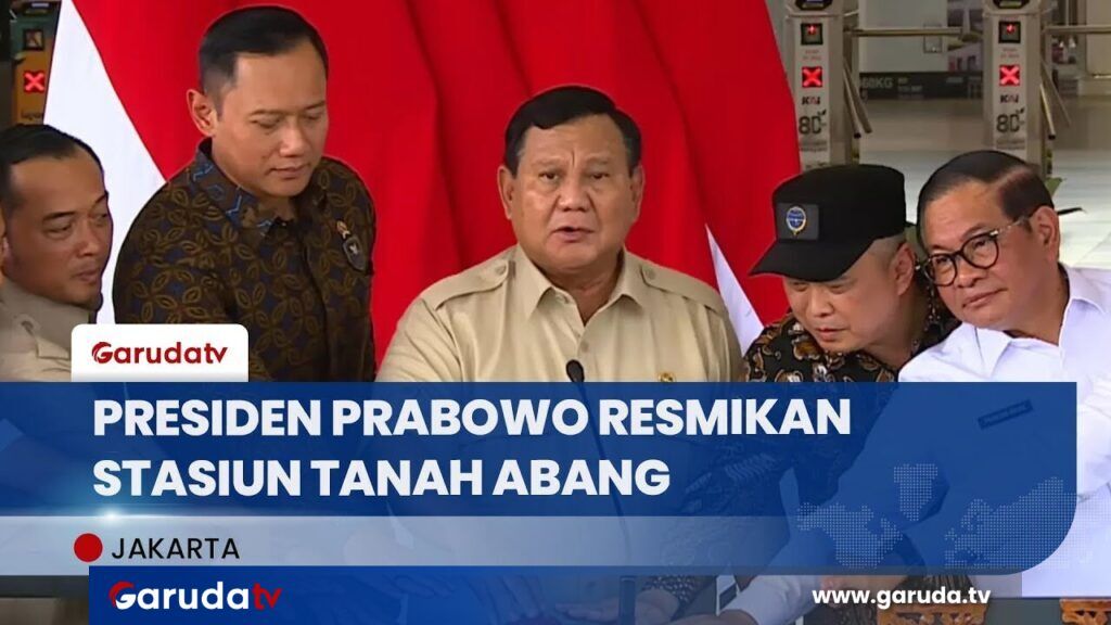 Presiden Prabowo Resmikan Wajah Baru Stasiun Semarang Tawang, Prabowo Bicara Warisan Sejarah