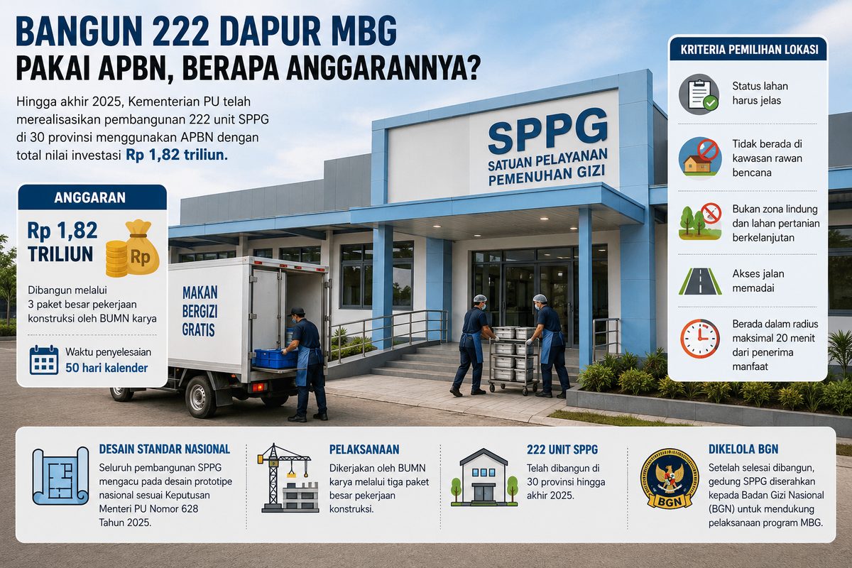 BGN Temukan 414 SPPG Bermasalah, Sebanyak Rp 311 Miliar Dana MBG Dikembalikan ke Negara